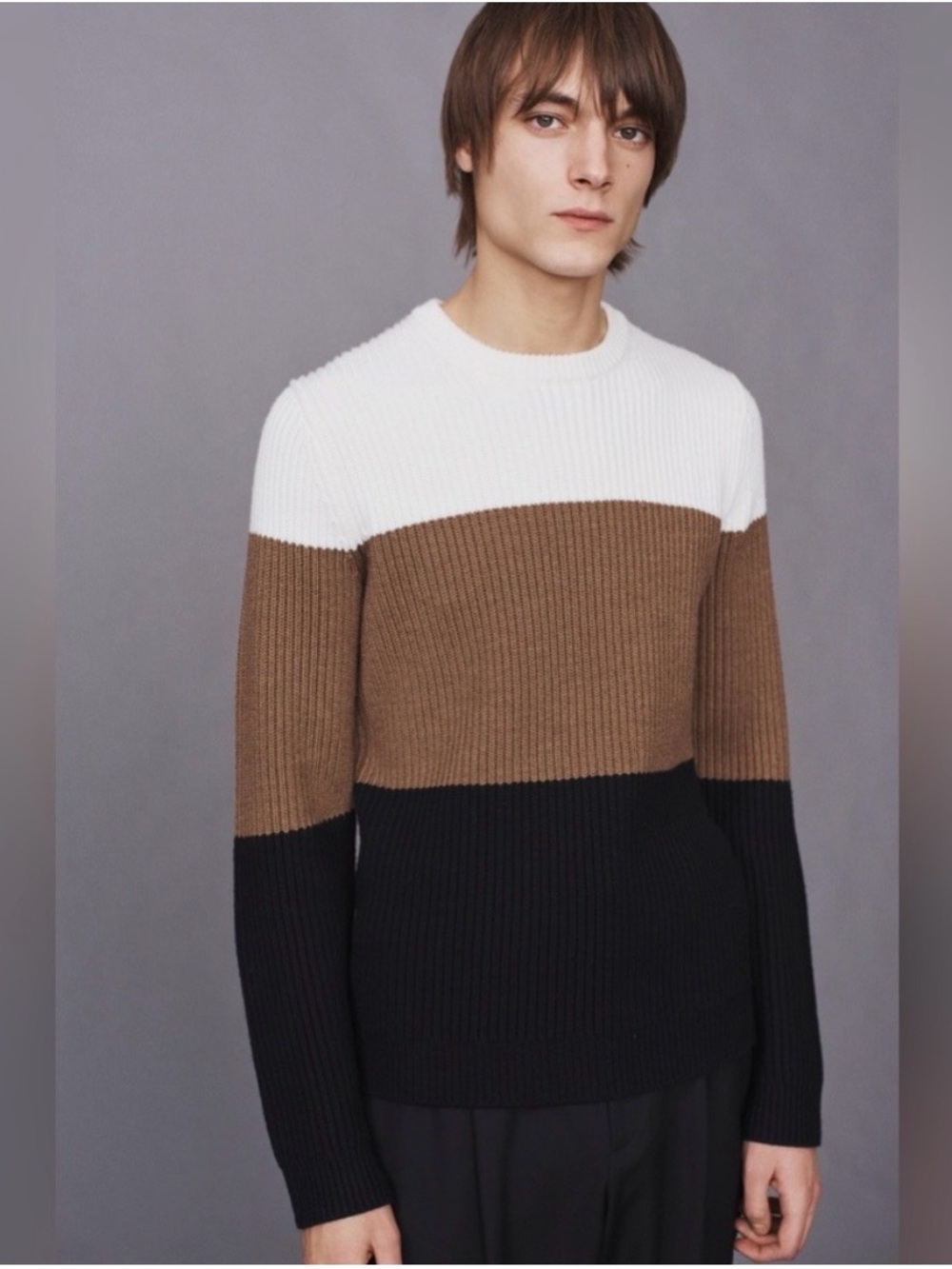 Theory Men's 100% merino wool sweater